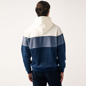 Blue Block Overhead Hoodie