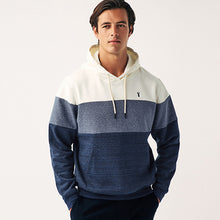 Load image into Gallery viewer, Blue Block Overhead Hoodie
