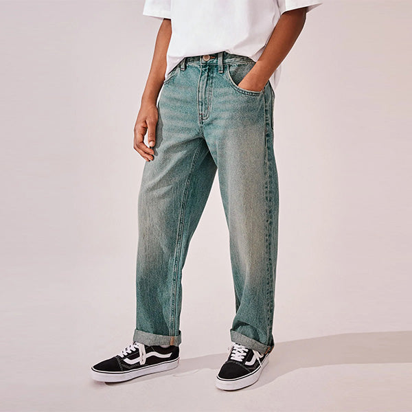Blue Tint Wide Fit Authentic Jeans