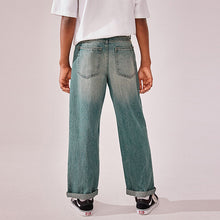 Load image into Gallery viewer, Blue Tint Wide Fit Authentic Jeans

