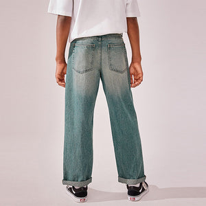 Blue Tint Wide Fit Authentic Jeans