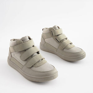 Neutral Touch Fastening High Top Trainers (Older Boys)