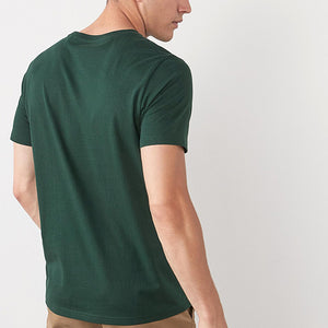 Green Bottle Regular Fit Essential Crew Neck T-Shirt