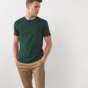 Green Bottle Regular Fit Essential Crew Neck T-Shirt