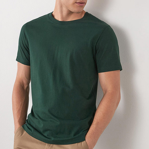 Green Bottle Regular Fit Essential Crew Neck T-Shirt