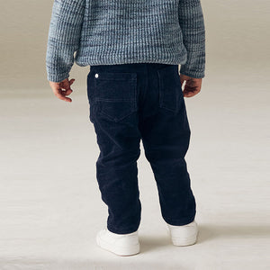 Navy Corduroy Trousers (3mths-6yrs)
