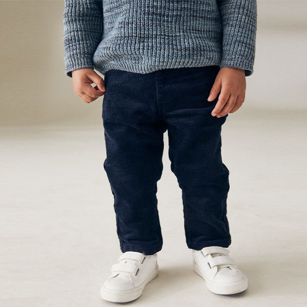 Navy Corduroy Trousers (3mths-6yrs)