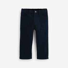Load image into Gallery viewer, Navy Corduroy Trousers (3mths-6yrs)
