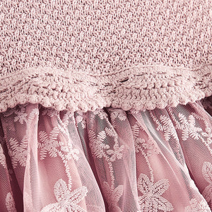 Pink Occasion Knit Dress (6mths-5yrs)