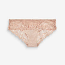 Load image into Gallery viewer, Pale Pink Brazilian Microfibre And Lace Knickers
