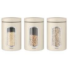 Load image into Gallery viewer, Brabantia Window Canister Set, 1.4L Soft Beige
