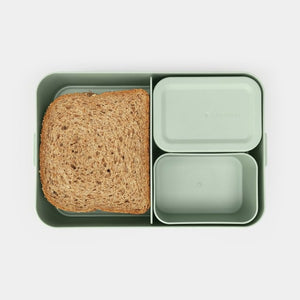 Brabantia Make & Take Lunch Box Bento, Large Jade Green