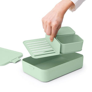 Brabantia Make & Take Lunch Box Bento, Large Jade Green