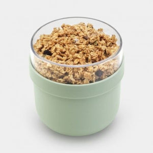 Brabantia Make & Take Breakfast Bowl, 0.5L Jade Green