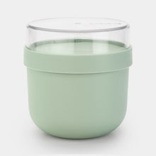 Load image into Gallery viewer, Brabantia Make &amp; Take Breakfast Bowl, 0.5L Jade Green
