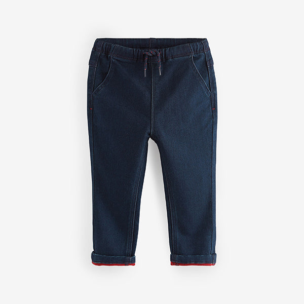 Rinse with Red Weft Super Soft Pull-On Jeans With Stretch (3mths-6yrs)