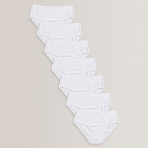 White 7 Pack Briefs (1.5-10yrs)