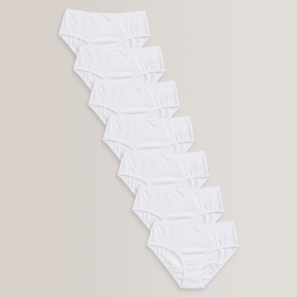 White 7 Pack Briefs (1.5-10yrs)