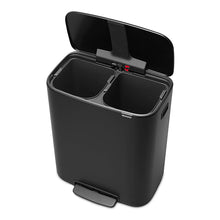 Load image into Gallery viewer, Brabantia Bo Pedal Bin, 2 x 30L Matt Black
