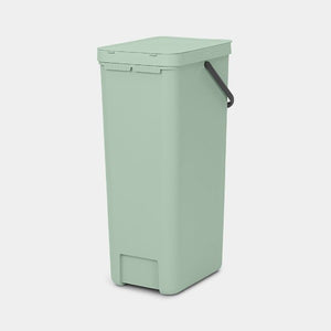 Brabantia Sort & Go Recycle Bin, 40L Jade Green