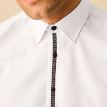 Load image into Gallery viewer, White Trimmed Shirt
