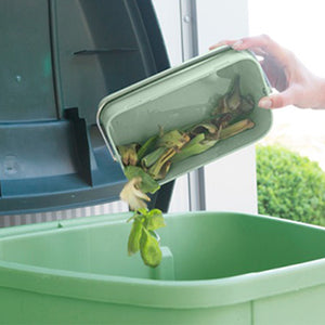 Brabantia SinkSide Food Waste Caddy, 1.8L Jade Green