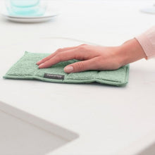 Load image into Gallery viewer, Brabantia SinkSide Microfibre Cleaning Pads Jade Green

