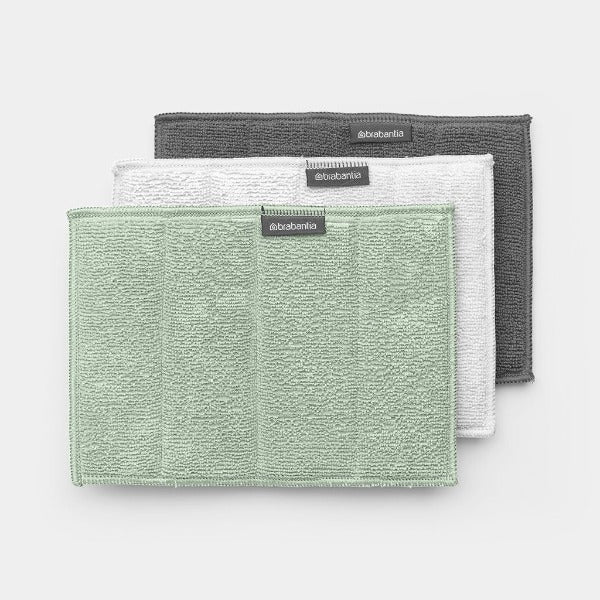 Brabantia SinkSide Microfibre Cleaning Pads Jade Green