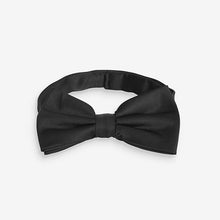 Load image into Gallery viewer, Black Wide Braces and Bow Tie Set
