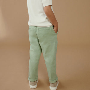 Mint Green Stretch Chinos Trousers (3mths-5-6yrs)