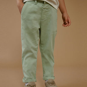 Mint Green Stretch Chinos Trousers (3mths-5-6yrs)