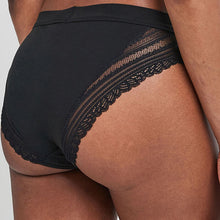 Load image into Gallery viewer, Black High Leg Forever Comfort® Knickers
