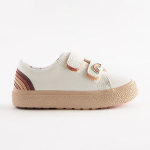 White Neutral Rainbow Trainers (Younger Girls)