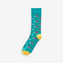 Load image into Gallery viewer, Bright Animals Fun Pattern Socks 8 Pack

