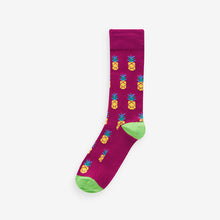 Load image into Gallery viewer, Bright Animals Fun Pattern Socks 8 Pack
