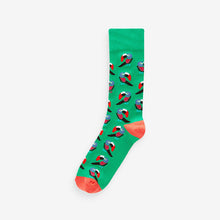 Load image into Gallery viewer, Bright Animals Fun Pattern Socks 8 Pack
