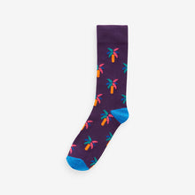 Load image into Gallery viewer, Bright Animals Fun Pattern Socks 8 Pack
