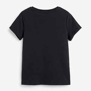 Black T-Shirt (3-12yrs)