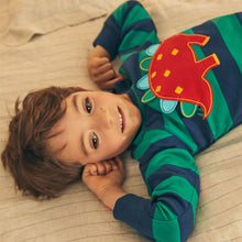 Load image into Gallery viewer, Bright Stripe Dino 3 Pack Snuggle Pyjamas (12mths-6yrs)
