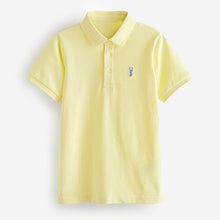 Load image into Gallery viewer, Yellow Pastel Short Sleeve Polo Shirt (3-12yrs)
