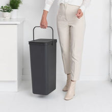 Load image into Gallery viewer, Brabantia Sort &amp; Go Recycle Bin, 40L Grey
