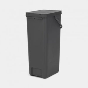 Brabantia Sort & Go Recycle Bin, 40L Grey