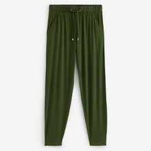 Load image into Gallery viewer, Dark Khaki Green Jersey Joggers
