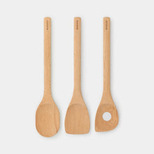 Load image into Gallery viewer, Brabantia Wooden Kitchen Utensils, Set of 3 Profile

