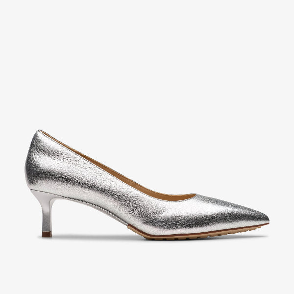 Adela Court Silver Leather