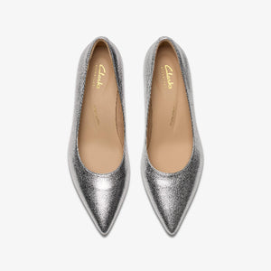 Adela Court Silver Leather