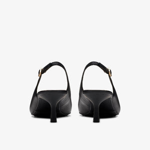 Adela Sling Black Leather