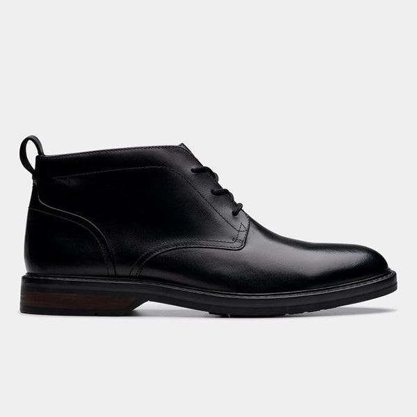 Aldwin Chukka Black Leather