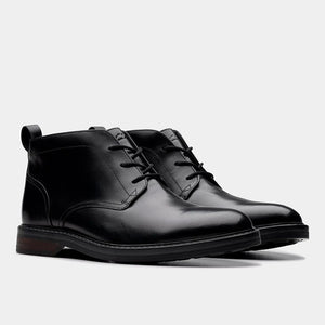 Aldwin Chukka Black Leather