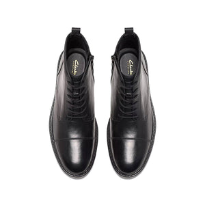 Aldwin Cap Black Leather